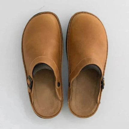 Echo | Leather Slip-on – Loafer with Buckle Style