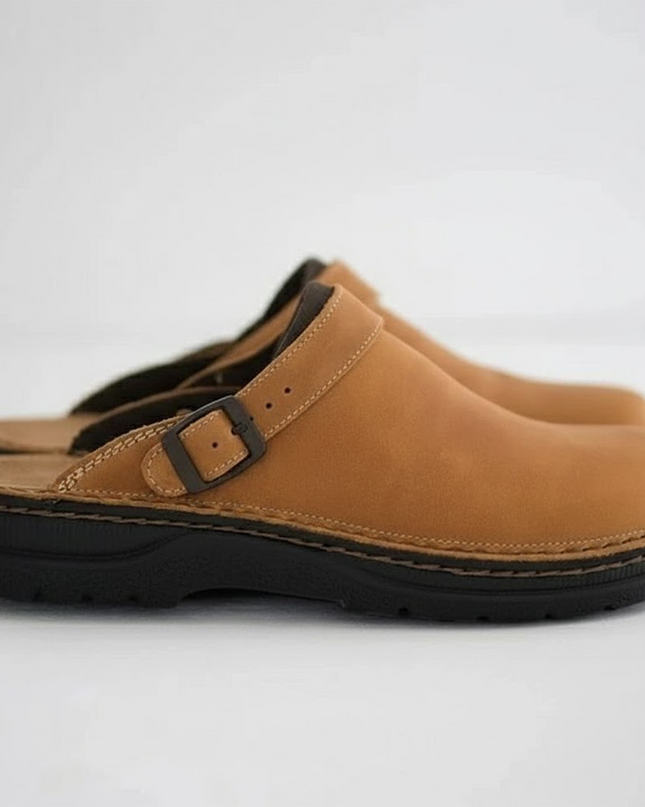 Echo | Leather Slip-on – Loafer with Buckle Style