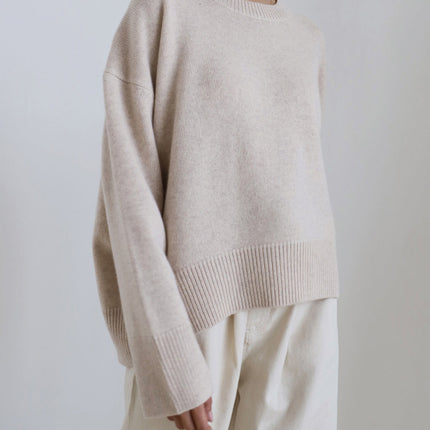 Eden | Oversized Pullover Sweater – Crew neck Knitwear