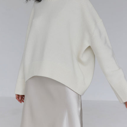 Eden | Oversized Pullover Sweater – Crew neck Knitwear