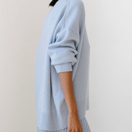 Eden | Oversized Pullover Sweater – Crew neck Knitwear