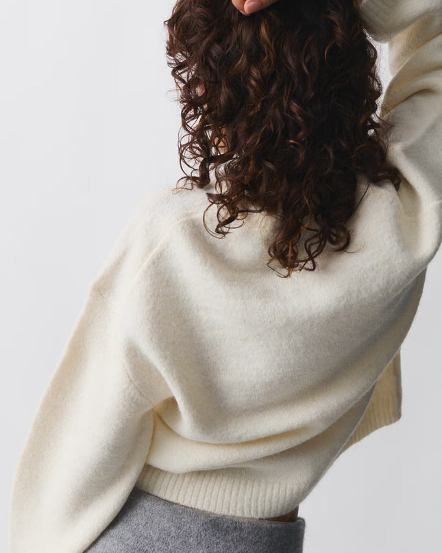 Elena | Oversized Knit Sweater – Crewneck Knitwear