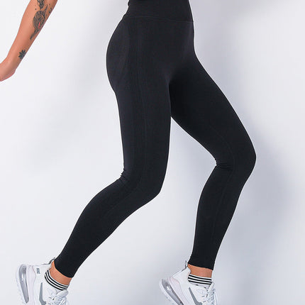 Elira | Women’s Seamless Scrunch Leggings – Sleek Everyday Fit - Black