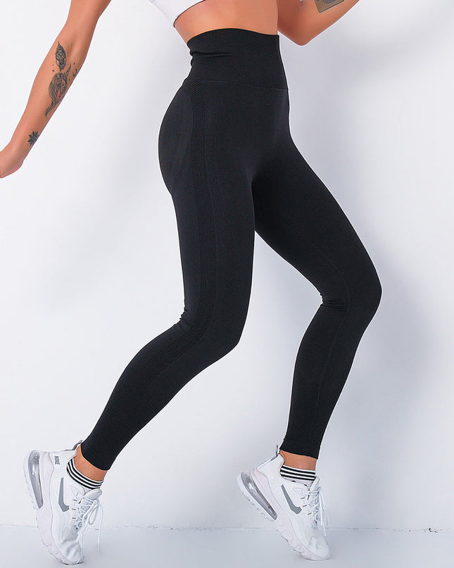 Elira | Women’s Seamless Scrunch Leggings – Sleek Everyday Fit - Black