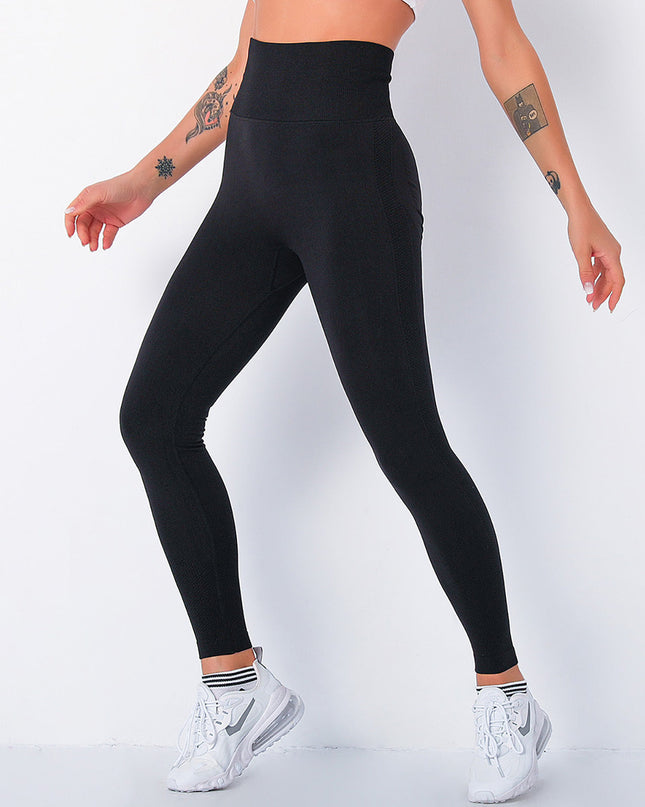Elira | Women’s Seamless Scrunch Leggings – Sleek Everyday Fit - Black