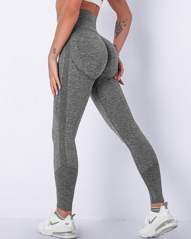 Elira | Women’s Seamless Scrunch Leggings – Sleek Everyday Fit - Gray