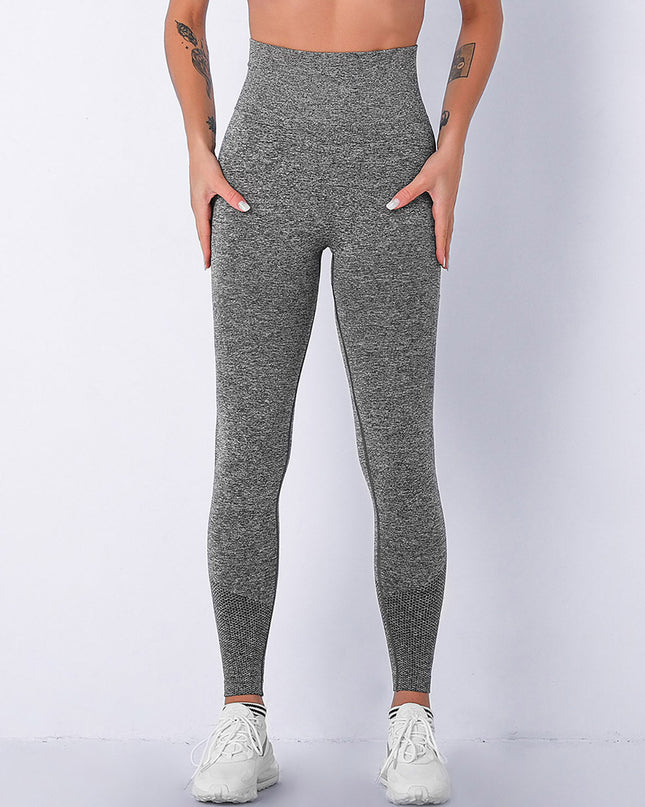 Elira | Women’s Seamless Scrunch Leggings – Sleek Everyday Fit - Gray