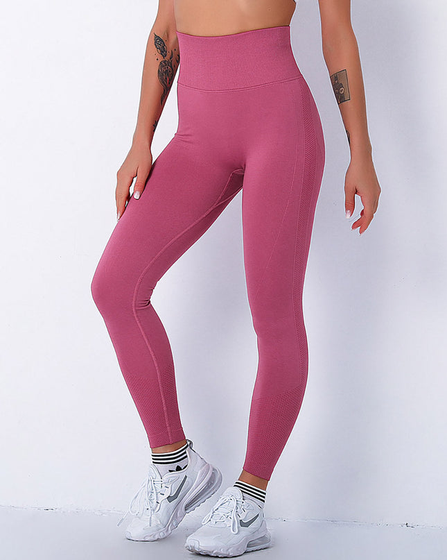 Elira | Women’s Seamless Scrunch Leggings – Sleek Everyday Fit - Mulberry