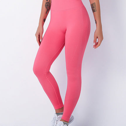 Elira | Women’s Seamless Scrunch Leggings – Sleek Everyday Fit - Pink
