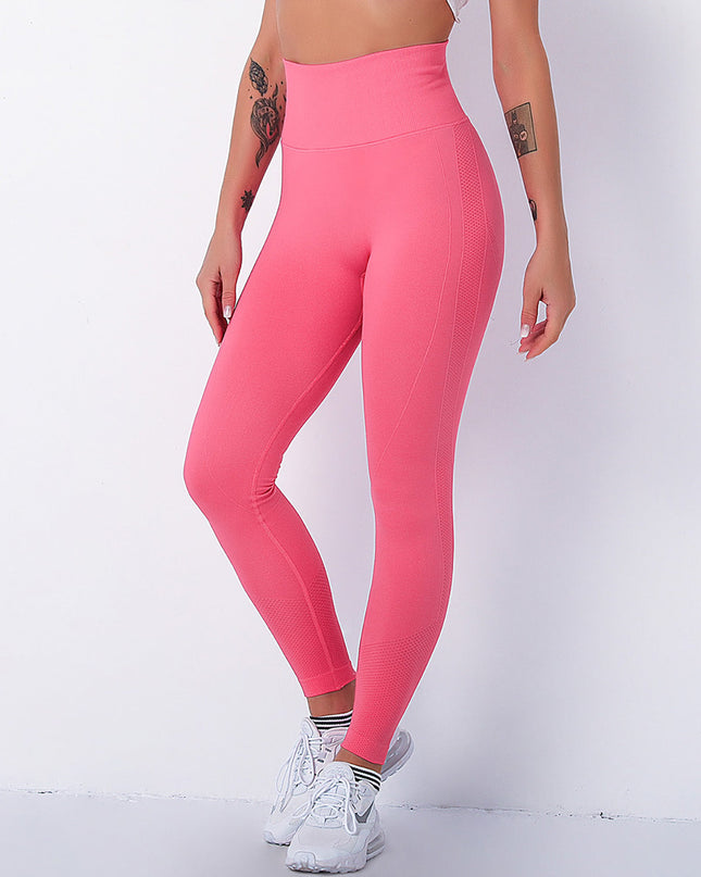 Elira | Women’s Seamless Scrunch Leggings – Sleek Everyday Fit - Pink
