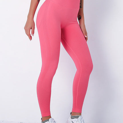 Elira | Women’s Seamless Scrunch Leggings – Sleek Everyday Fit - Pink