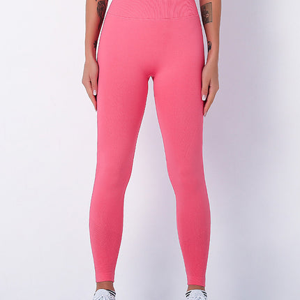 Elira | Women’s Seamless Scrunch Leggings – Sleek Everyday Fit - Pink
