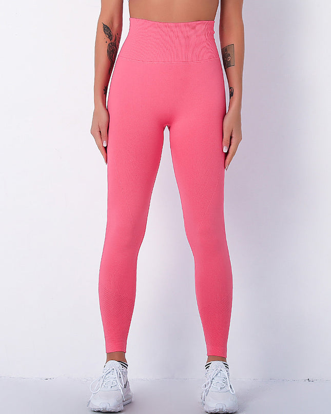 Elira | Women’s Seamless Scrunch Leggings – Sleek Everyday Fit - Pink
