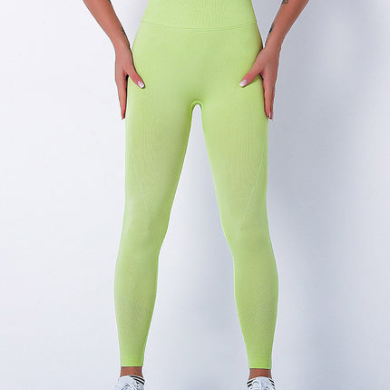 Elira | Women’s Seamless Scrunch Leggings – Sleek Everyday Fit – Green