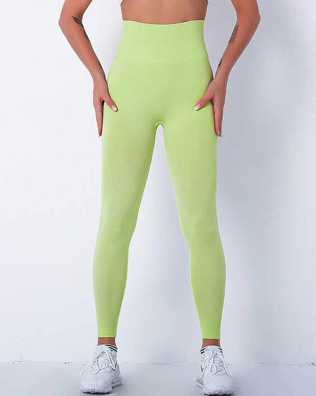 Elira | Women’s Seamless Scrunch Leggings – Sleek Everyday Fit – Green
