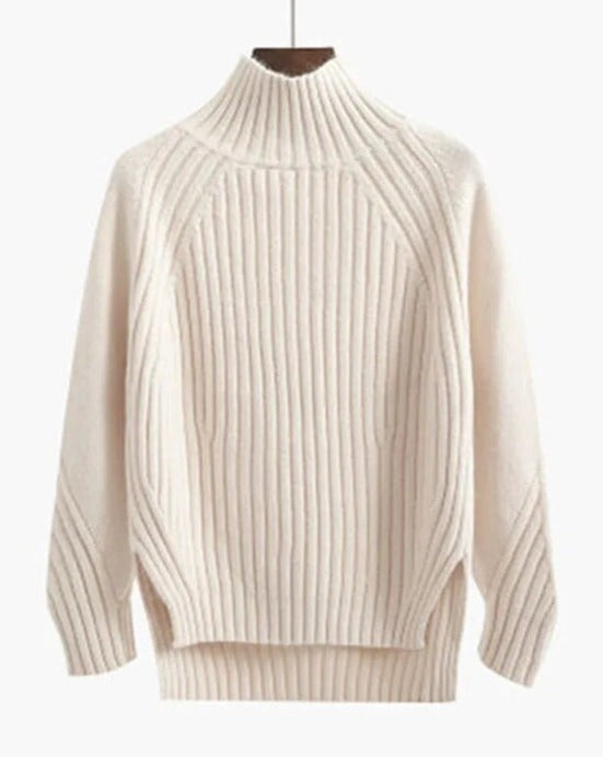 Everly | Long Sleeve Knitted Jumper – Roll Neck Sweater