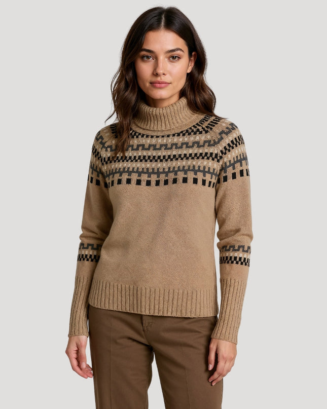 Fairisle | Fair Isle Knit Sweater – Turtleneck Knitwear