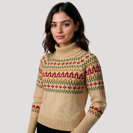 Fairisle | Fair Isle Knit Sweater – Turtleneck Knitwear
