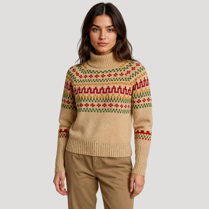 Fairisle | Fair Isle Knit Sweater – Turtleneck Knitwear