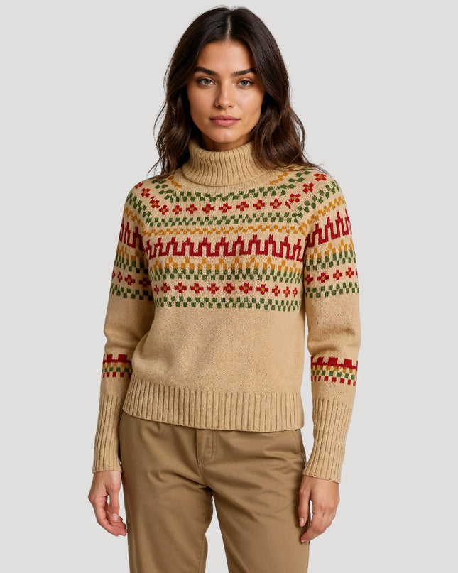 Fairisle | Fair Isle Knit Sweater – Turtleneck Knitwear