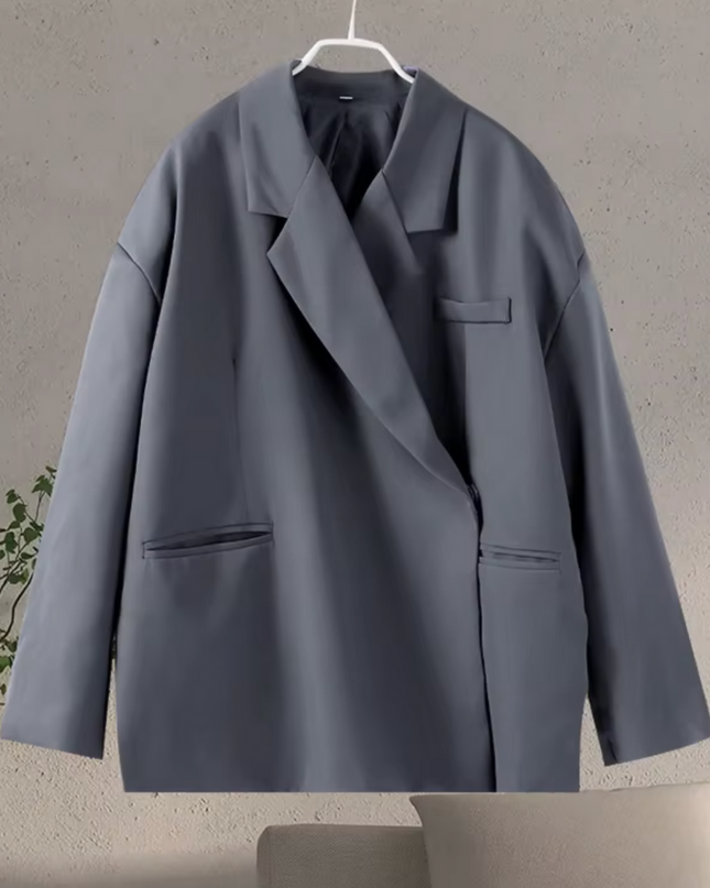 Felice | Wrap Jacket with Pockets – Single Breasted Coat