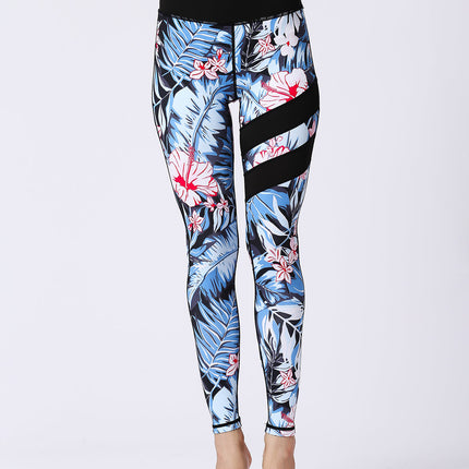 Fiorenza | Women’s Floral Performance Leggings – Luxe Activewear - Peruvian Lilly