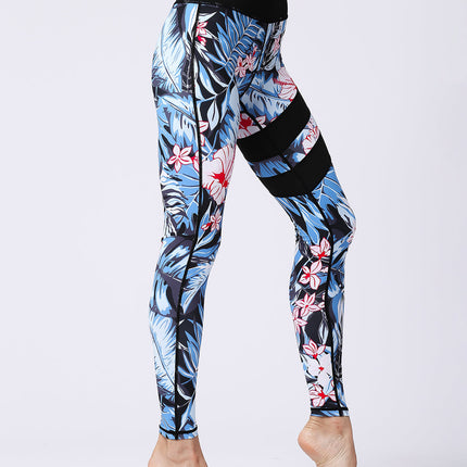 Fiorenza | Women’s Floral Performance Leggings – Luxe Activewear - Peruvian Lilly