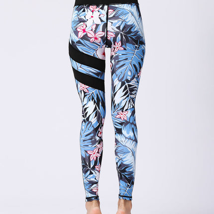 Fiorenza | Women’s Floral Performance Leggings – Luxe Activewear - Peruvian Lilly
