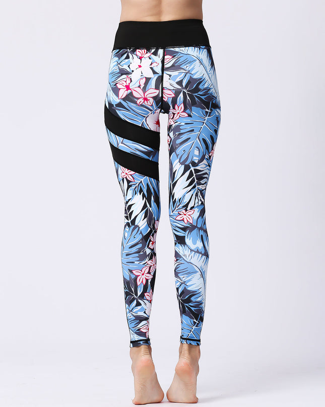 Fiorenza | Women’s Floral Performance Leggings – Luxe Activewear - Peruvian Lilly