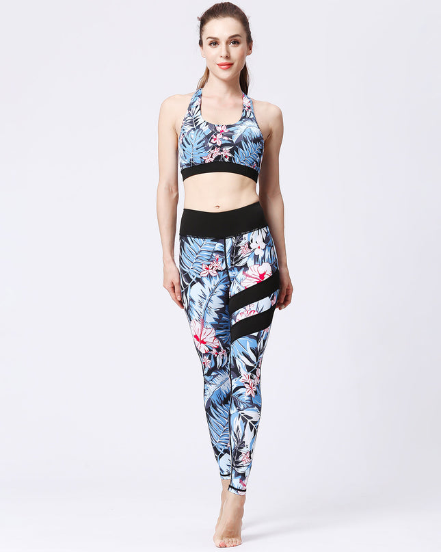 Fiorenza | Women’s Floral Performance Leggings – Luxe Activewear - Peruvian Lilly