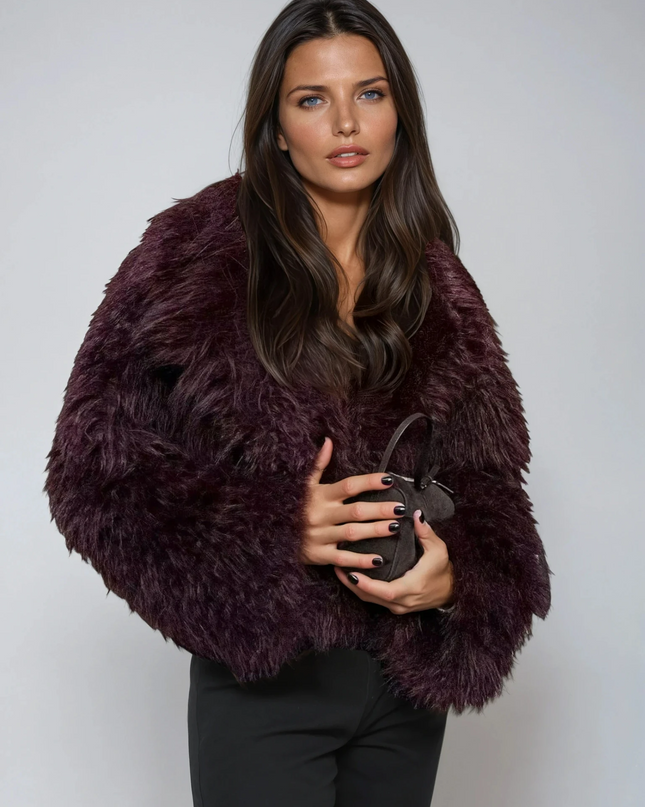 Fuzzlette | Short Faux Fur Coat – Cropped Coat