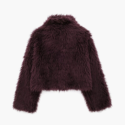 Fuzzlette | Short Faux Fur Coat – Cropped Coat