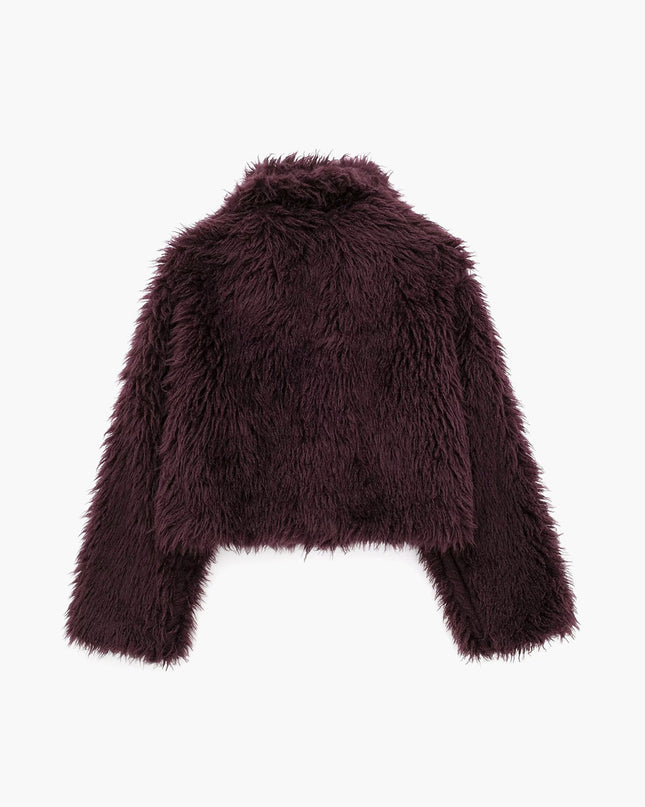 Fuzzlette | Short Faux Fur Coat – Cropped Coat