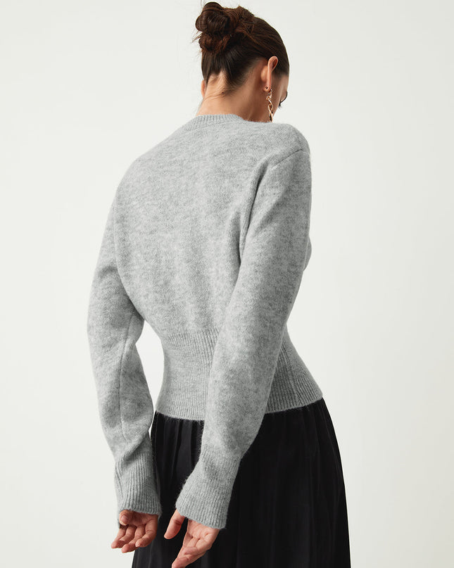 Fuzzora | Half-Zip Fuzzy Sweater – Knitwear Sweatshirt