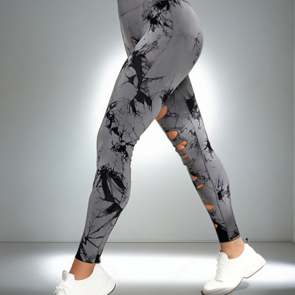 Haelle | Seamless Scrunch Leggings – Sleek Performance Fit - Gray