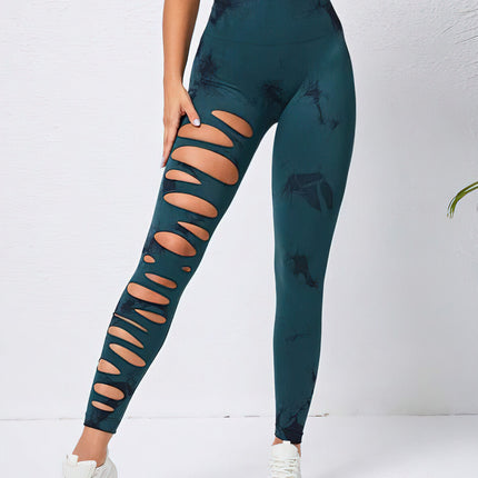 Haelle | Seamless Scrunch Leggings – Sleek Performance Fit - Teal