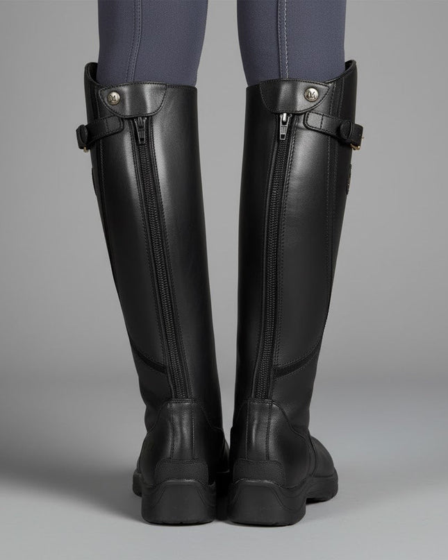 Hannora | Riding Leather Boots – Knee-High with Buckle
