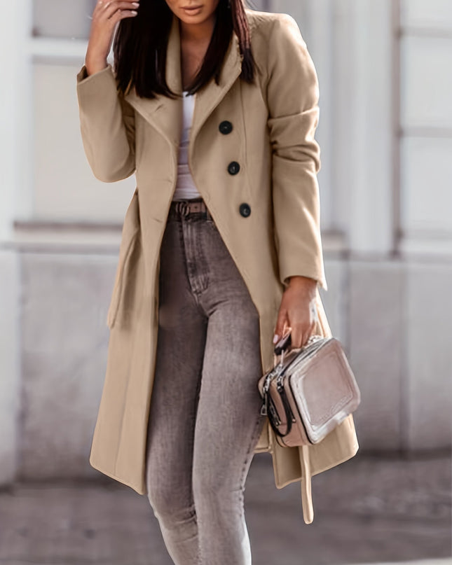 Harrowe | Buttoned Trench Coat – Long Wrap Coats