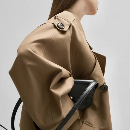 Lautara | Double-Breasted Trench – Overcoat with Belt