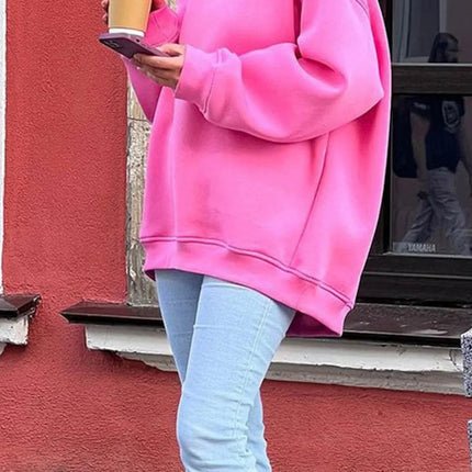 Lolara | Oversized Round-Neck Sweatshirt – Oversized Sweatshirt