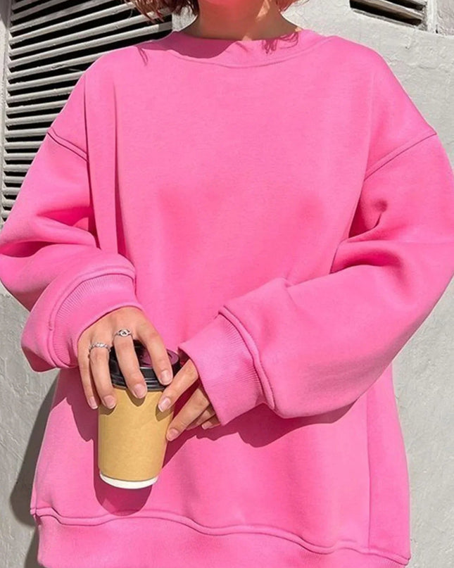 Lolara | Oversized Round-Neck Sweatshirt – Oversized Sweatshirt