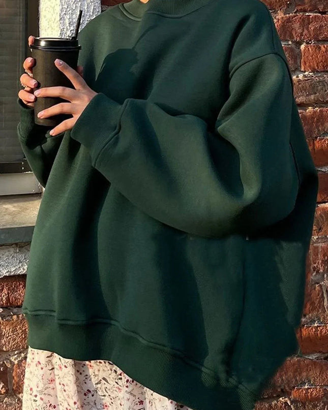 Lolara | Oversized Round-Neck Sweatshirt – Oversized Sweatshirt