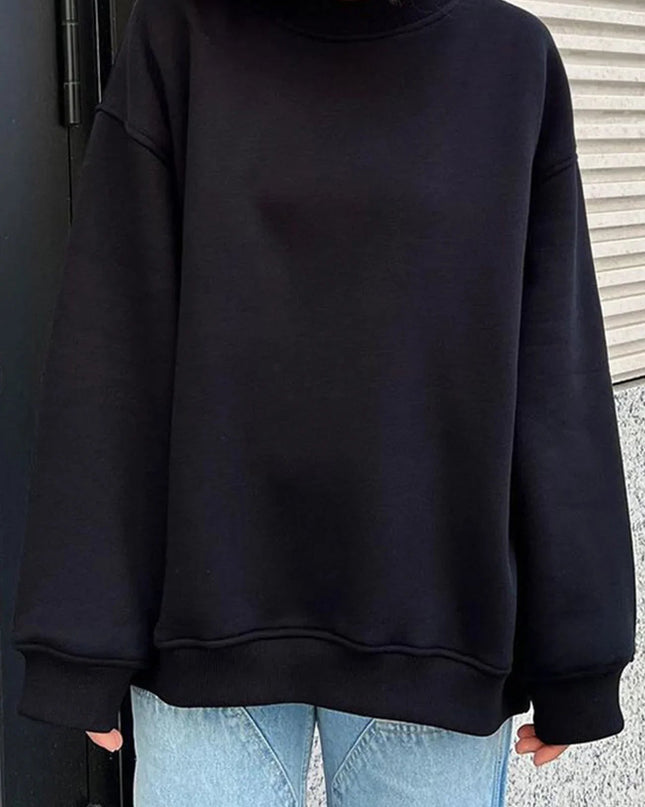 Lolara | Oversized Round-Neck Sweatshirt – Oversized Sweatshirt
