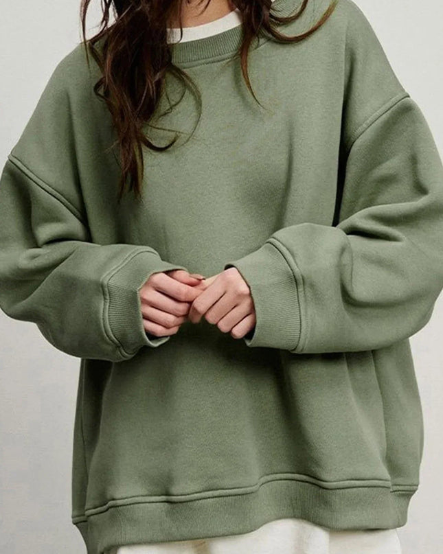 Lolara | Oversized Round-Neck Sweatshirt – Oversized Sweatshirt