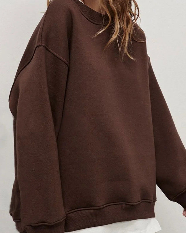 Lolara | Oversized Round-Neck Sweatshirt – Oversized Sweatshirt