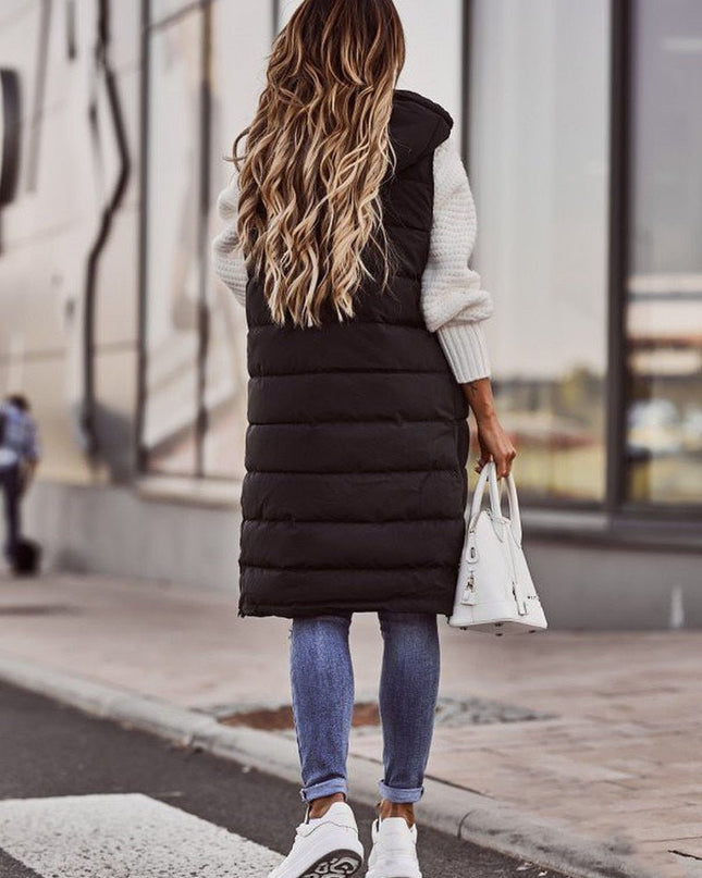 Lucinda | Hooded Puffer Vest – Puffer Jacket