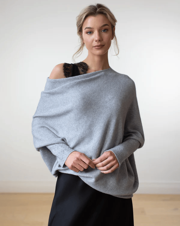 Marlosen | Cashmere Pullover – Asymmetrical Knitwear