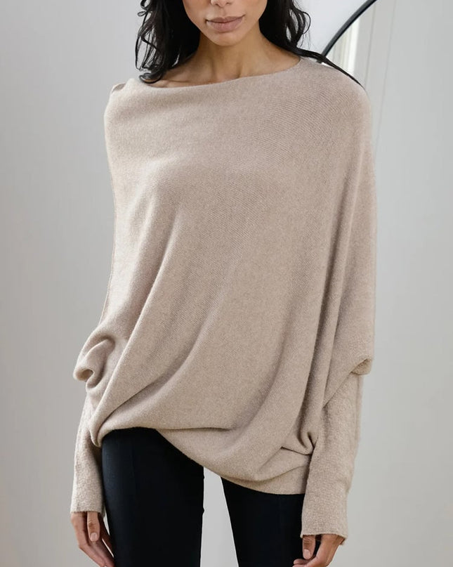 Marlosen | Cashmere Pullover – Asymmetrical Knitwear