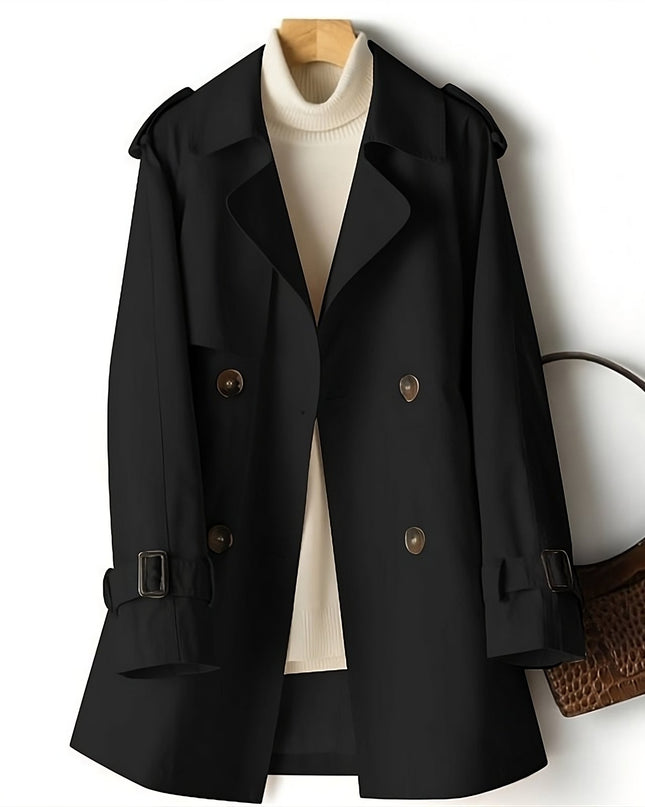 Matilda | Buttoned Trench Coat – Trench Coat With Pockets