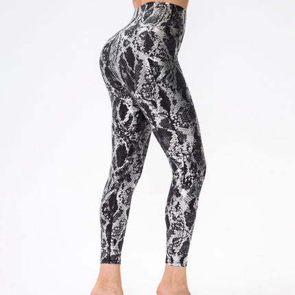 Nyrah | Women’s Metallic Finish Leggings – Shine With Motion - Black